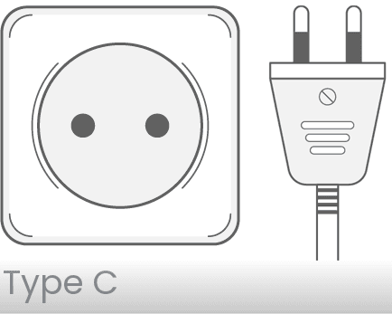 Type C plug - 240V international